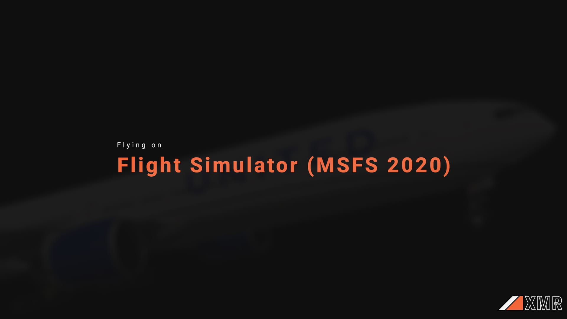 Flying on Flight Simulator (MSFS 2020)